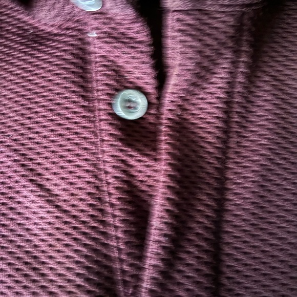 Great condition short sleeves Emporio Armani burgundy top - Picture 2 of 4